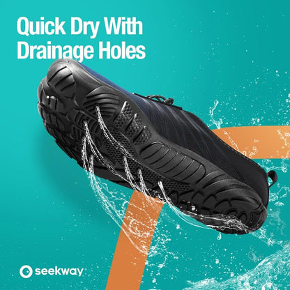 Water Shoes for Men & Women - Quick-Dry Aqua Socks for Beach, Swim, River, Pool, Lake & Hiking | Barefoot Design