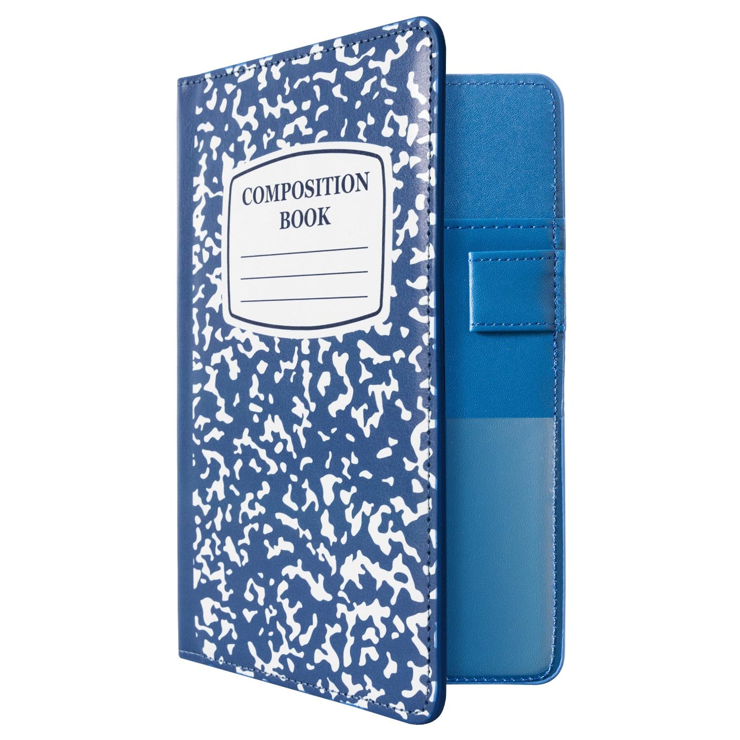 CoBak Server Book – Compact Organizer with Clear and Money Pockets, Pen Holder, Fits Apron Perfectly, Leather Waitress Book