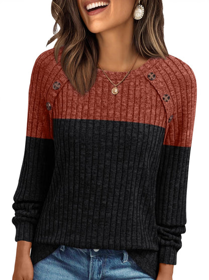 AUTOMET Womens Long Sleeve Tshirts Business Casual Tunic Work Tops Fashion Cute Sweaters Fall Outfits 2025 Dressy Blouse