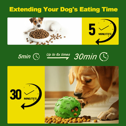 ZHIERDE Treat Dispensing Dog Toys - Interactive Cognitive Dog Treat Toy,Puzzle Ball for Puppies & Small Dogs,Promotes Slow Eating, Reduces Stress,Perfect for Fetch,Chewing & Training