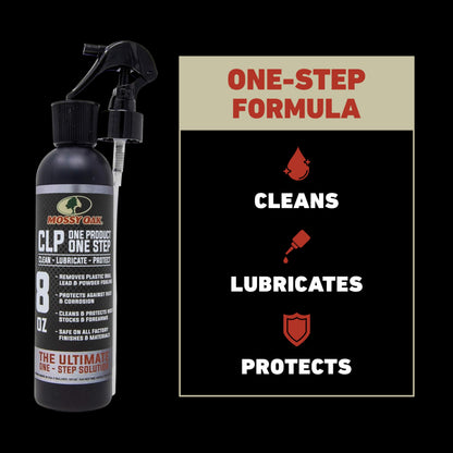 Mossy Oak CLP Gun Cleaning Oil | All-in-One Cleaner, Lubricant & Protectant | One-Step Gun Oil CLENZOIL