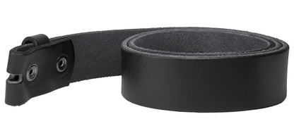 Gelante Genuine Full Grain Leather Belt Strap without Belt Buckle G2016-BK-L