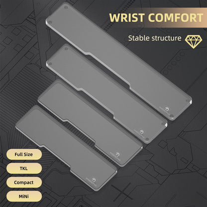 SELORSS Acrylic Keyboard Wrist Rest - Compact 60% Keyboard- Mechanical Keyboards Ergonomic Palm Rest for Computer Keyboard,Anti-Slip Base,Wrist Pad for Laptop,Office & Home-Easy Typing