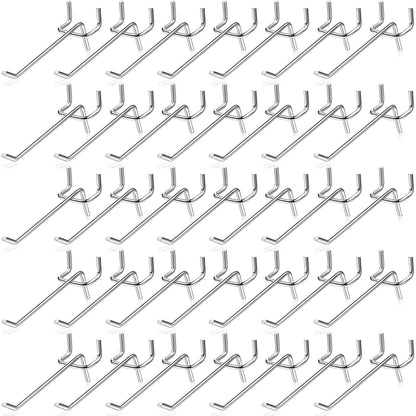 Moxweyeni 150 Pack Pegboard Hooks 3 Inch Metal Display Hooks Suitable for 1/8 Pegboard Accessories for Garage, Office, Kitchen, Store