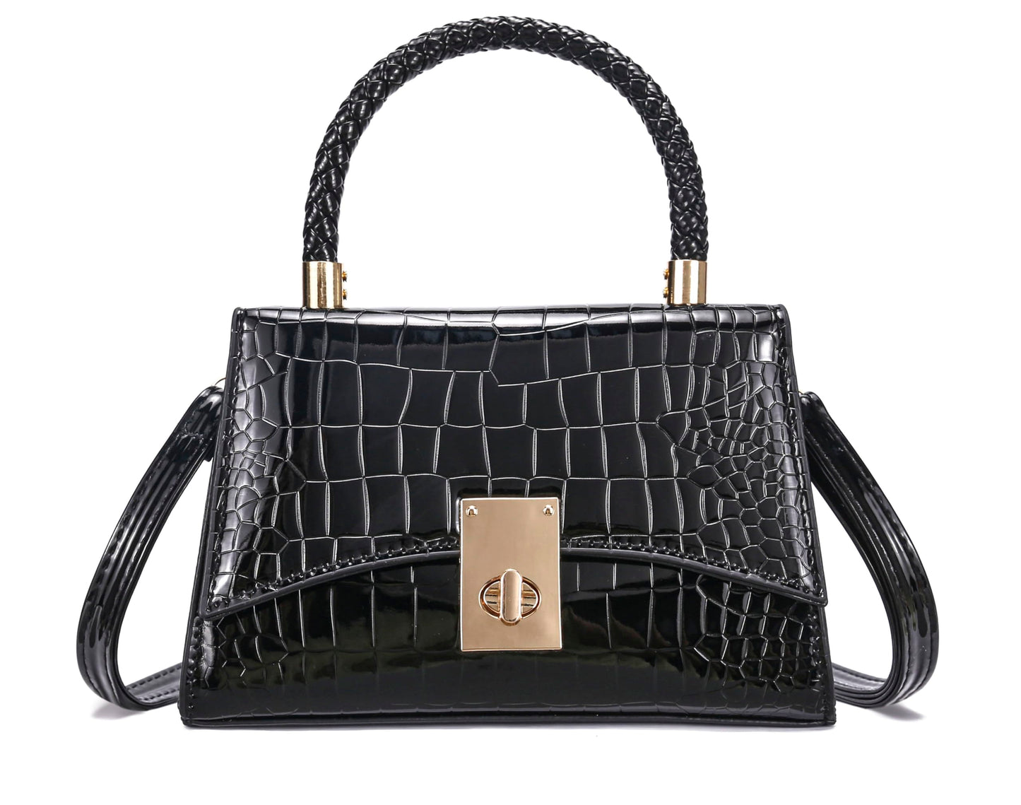 JHVYF Women Small Crossbody Bags Shoulder Bag Classic Satchel Handbags Ladies Cute Purses Satchels bag mini purse Black