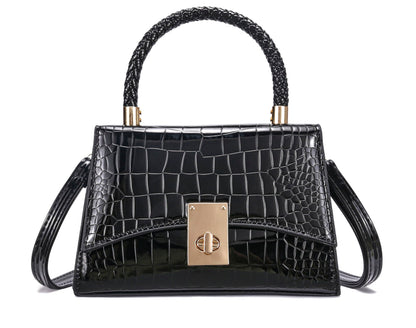 JHVYF Women Small Crossbody Bags Shoulder Bag Classic Satchel Handbags Ladies Cute Purses Satchels bag mini purse Black