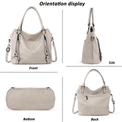 TANTOMI Tote Handbags for Women Hobo Purse and Shoulder Bags Multiple Pockets with Adjustable Strap for Work Travel Everyday