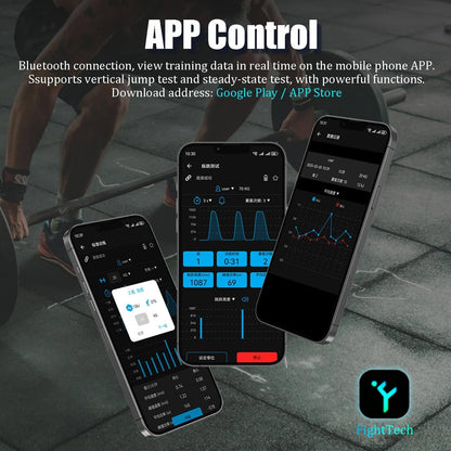 richigblosmum 50H Cordless VBT Tracker with App & Voice Feedback, Gym Linear Encoder for Real-Time Speed & Power, Full Kit for Squats, Lifts & Sled Drags