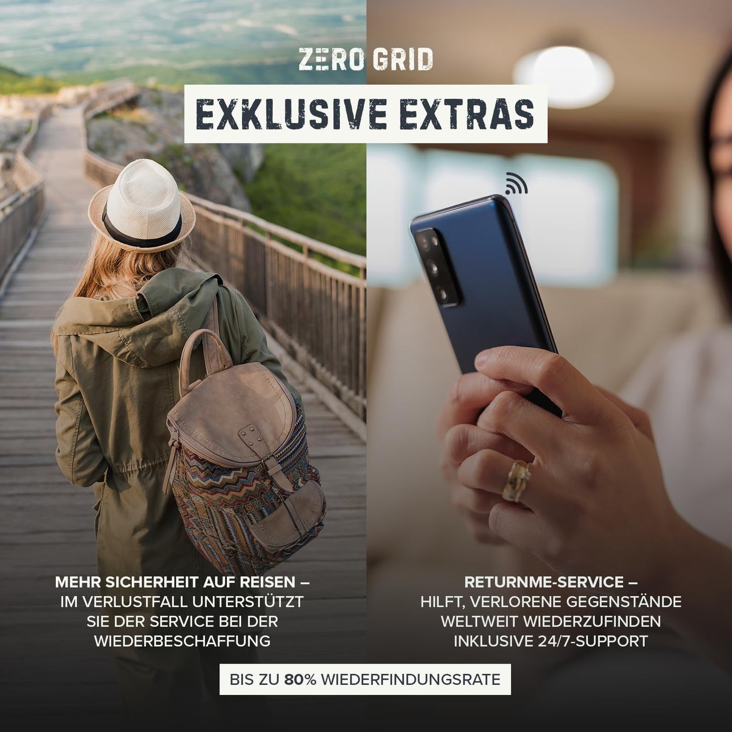 Zero Grid RFID Passport Holder & Travel Wallet, Zippered Wallet for Men & Women, Fits Passport, Cards, Cash, Tickets, ID, Sim Card; Premium & Compact Travel Document Holder - Midnight Black
