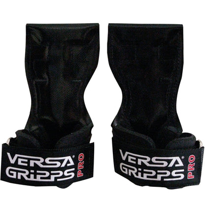 Versa Gripps Pro, Made in USA, Wrist Straps for Weightlifting Alternative, Best Training Accessory, R/L, Black