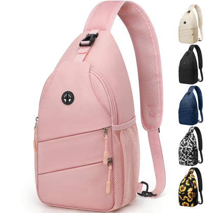 Crossbody Bags for Women Men Trendy Sling Bag Bakpack Casual Chest Bag with Convertible Shoulder Strap