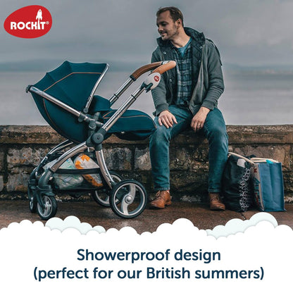 Rockit Rocker (AA Battery Version) - Baby Sleep Aid Gently Rocks Any Stroller or Buggy, Adjustable Speed with 60 Minute Timer - Fits All Pushchairs & Prams to Create a Portable Baby Bouncer