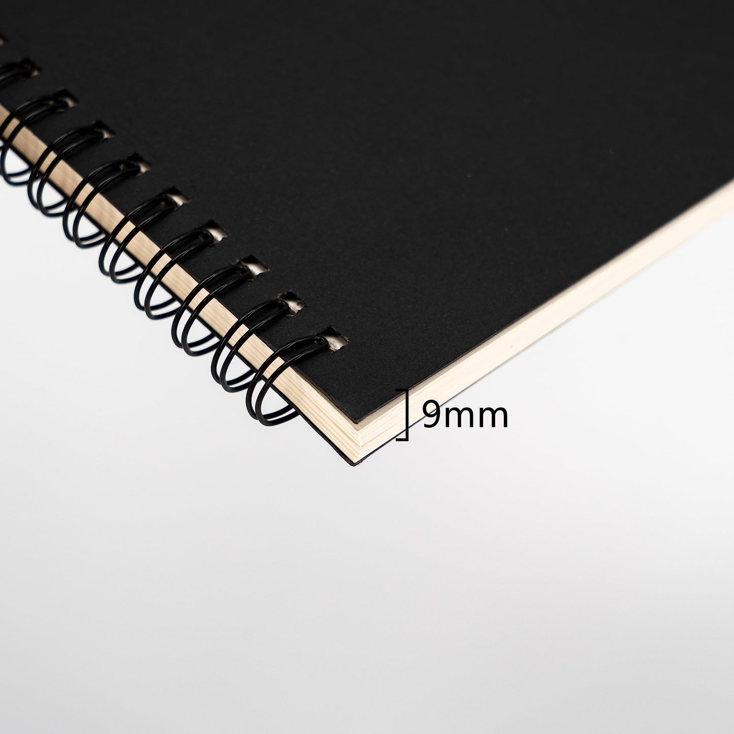 DSTELIN 10 inch x 7.5 inch, 100GSM, Blank Spiral Notebook, 3-Pack, Soft Cover, Sketch book, 120 Pages / 60 Sheets, (Black)