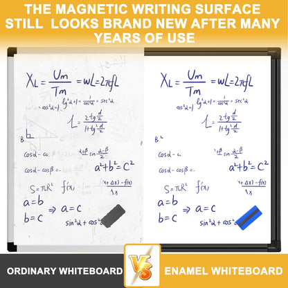 H-Qprobd 8'x4' Large Whiteboard with Aluminum Frame - 96"x48" Magnetic Dry Erase Board Commercial-Grade Wall Mounted | Ideal for Office Presentations, Classroom Teaching & Professional Workspace