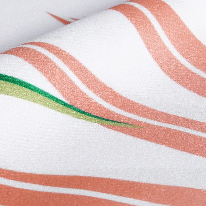 Bonhause Modern Tropical Summer Pillow Covers 18x18 Inch Set of 4 Palm Leaves Beach Decorative Pillows Case Soft Velvet Tropical Outdoor Decoration for Patio Garden Bed Home Decor
