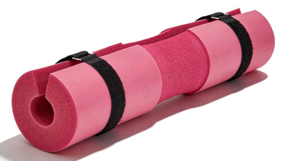 Garvee Barbell Pad, Hip Thrust Pad for Leg Training, Non-Slip Thick Foam Squat Pad for Glute Support and Neck & Shoulder Protection with Two Straps, Fits All Olympic Barbell and Smith Machine, Pink