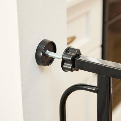 Regalo Safety 36" Extra Tall Baby Gate for Doorways & Bottom of Stairs, Pressure Mounted Walk Through Gate for Babies, Toddlers & Pets, Tested & Safe for 30 Years, American Designed, American Owned