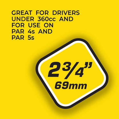 Pride Golf Tee, 2-3/4 inch Deluxe Tee