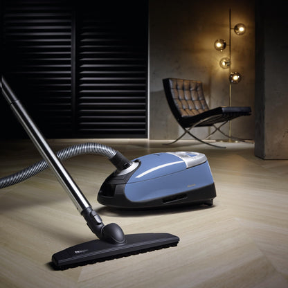 Miele Complete C2 Hardfloor Bagged Canister Vacuum Cleaner with High Suction Power, Designed for Special Care of Hard Floors and Low-Pile Carpet, in Tech Blue