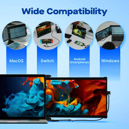 Mobile Pixels Geminos (2 x 24 inch) IPS Dual Stacked Computer Monitors with 65W USB-C Charging, 1080P Webcam&Speakers, All-Inclusive Workstation PC Monitor, USB-A/USB-C/HDMI, Ergo Design(2 Monitors)