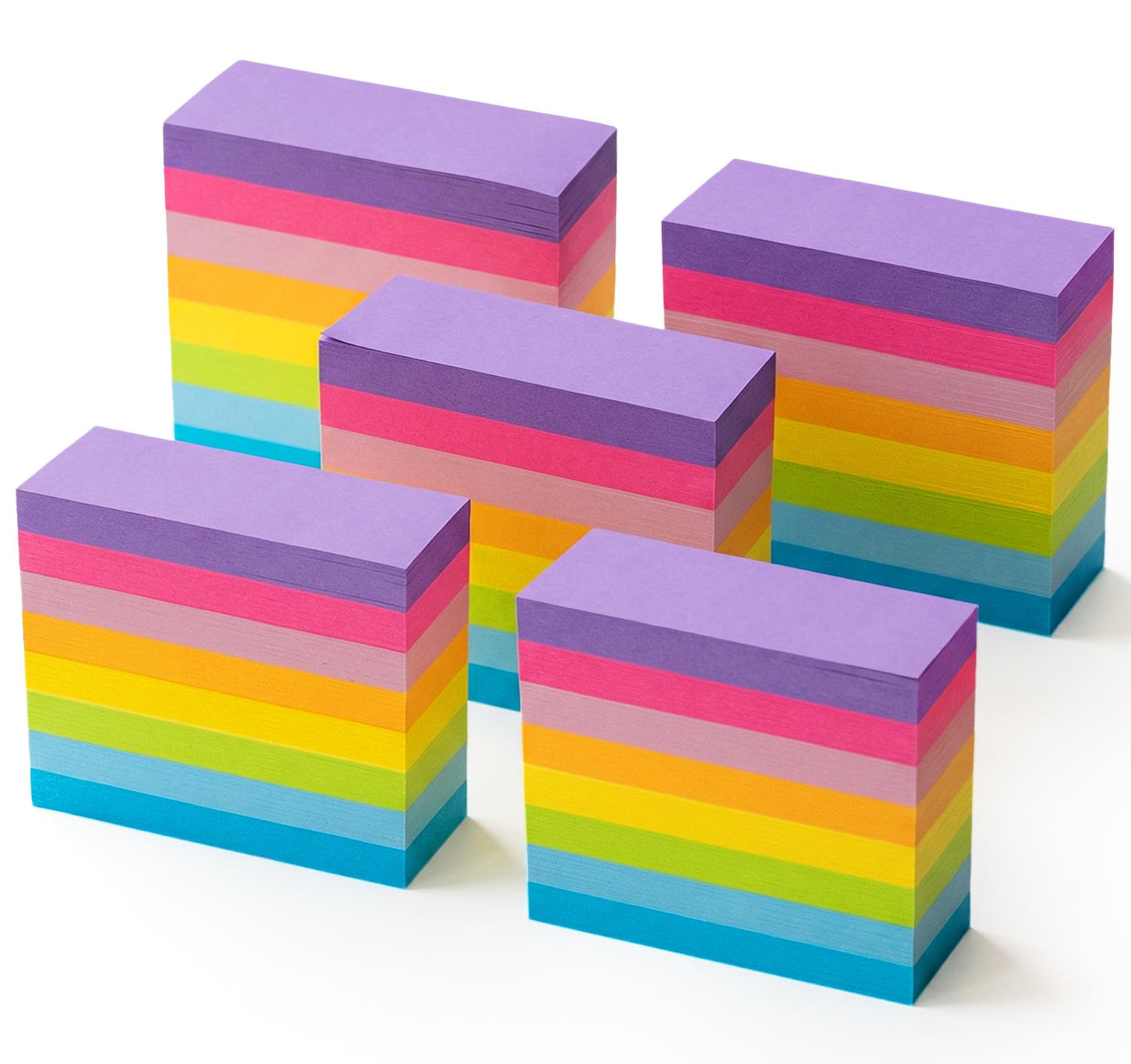 40 Pack Sticky Notes Flags Tabs Page Markers,4000 Sheets Index Tabs,Small Self-Stick Note Pads,8 Bright Colors Page Flags Mini Self-Stick Pads to Post for Office,School,Home,Meeting,Back to School