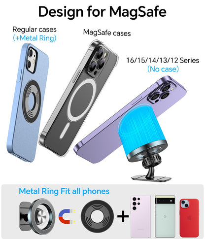 Kaistyle for Magsafe Car Mount【20 Strong Magnets】Magnetic Phone Holder for Car Phone Holder Mount Dash Mounted Holders Cell Phone Holders for Your Car Accessories for Women Men for iPhone 17 16 15 14