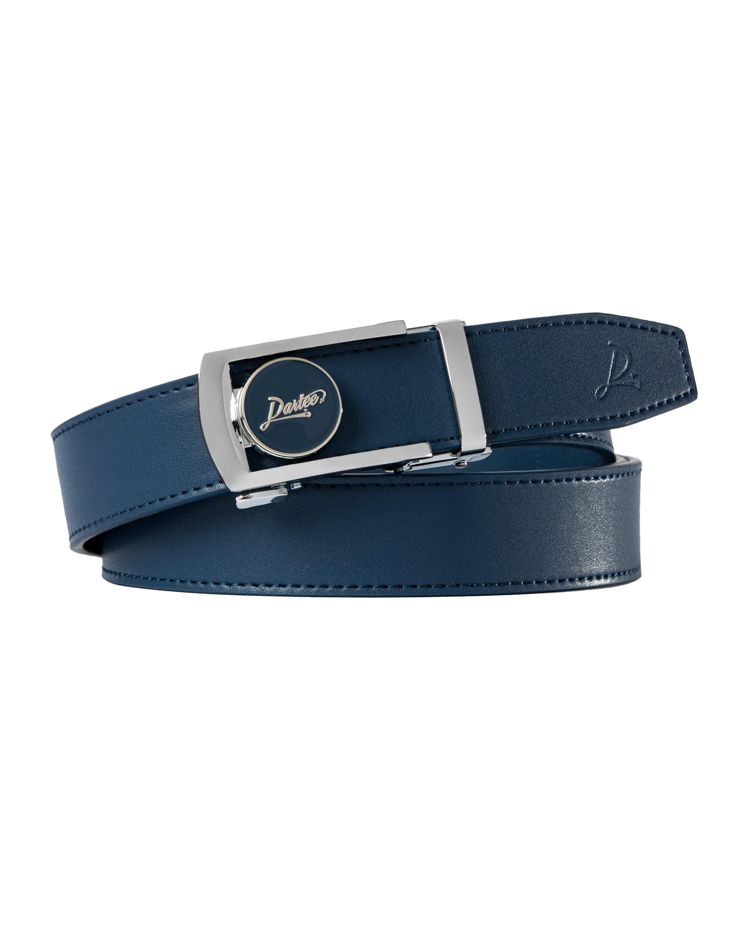 Dartee Golf Belt Rain Check Collection – Sea Swell Blue
