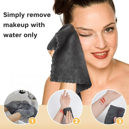 SUNLAND Microfiber Face Cloth Reusable Makeup Remover Facial Cleansing Towel