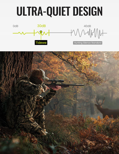 TIDEWE Hunting Clothes for Men, Silent Water Resistant Hunting Jackets and Bibs, Next Camo G2, XL