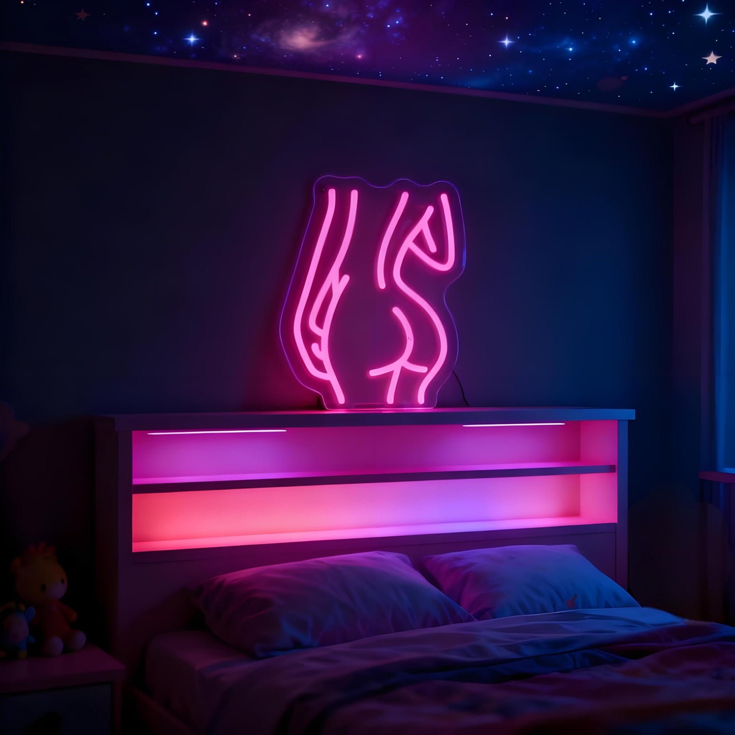 Neonawall Girl Body Neon Sign for Wall Decor Sexy Light Up Business Led Sign Birthday Party Gifts Led Decorative Night Signs Room Decorations Christmas Party Gifts for Bar Club Game Room Bedroom