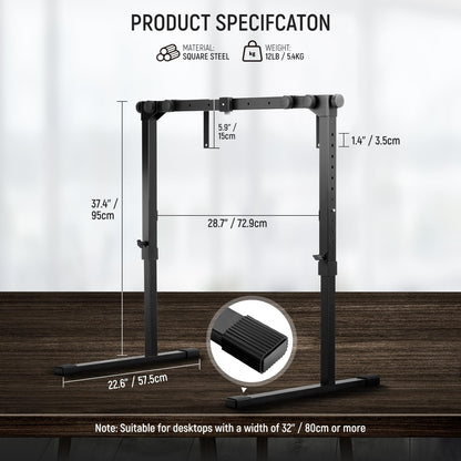 NEEWER Overhead Camera Mount Rig for Top Down Shot with 1s Quick Switch Lock Arca Type QR Plate, Heavy Duty Tabletop Multi Device Stand for Cooking Drawing Crafts Stream, Desk Width≥32"/80cm, ST200