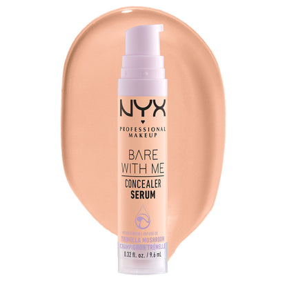 NYX PROFESSIONAL MAKEUP Bare With Me Concealer Serum, Concealer Makeup For Up To 24Hr Hydration - Beige