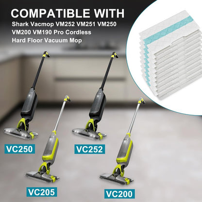20-Pack Disposable Absorbent mop Replacement Pads Compatible with VM252 VM251 VM250 VM200 VC205 QM250 Models, Essential Replacement Accessories for Household Vacuum mops