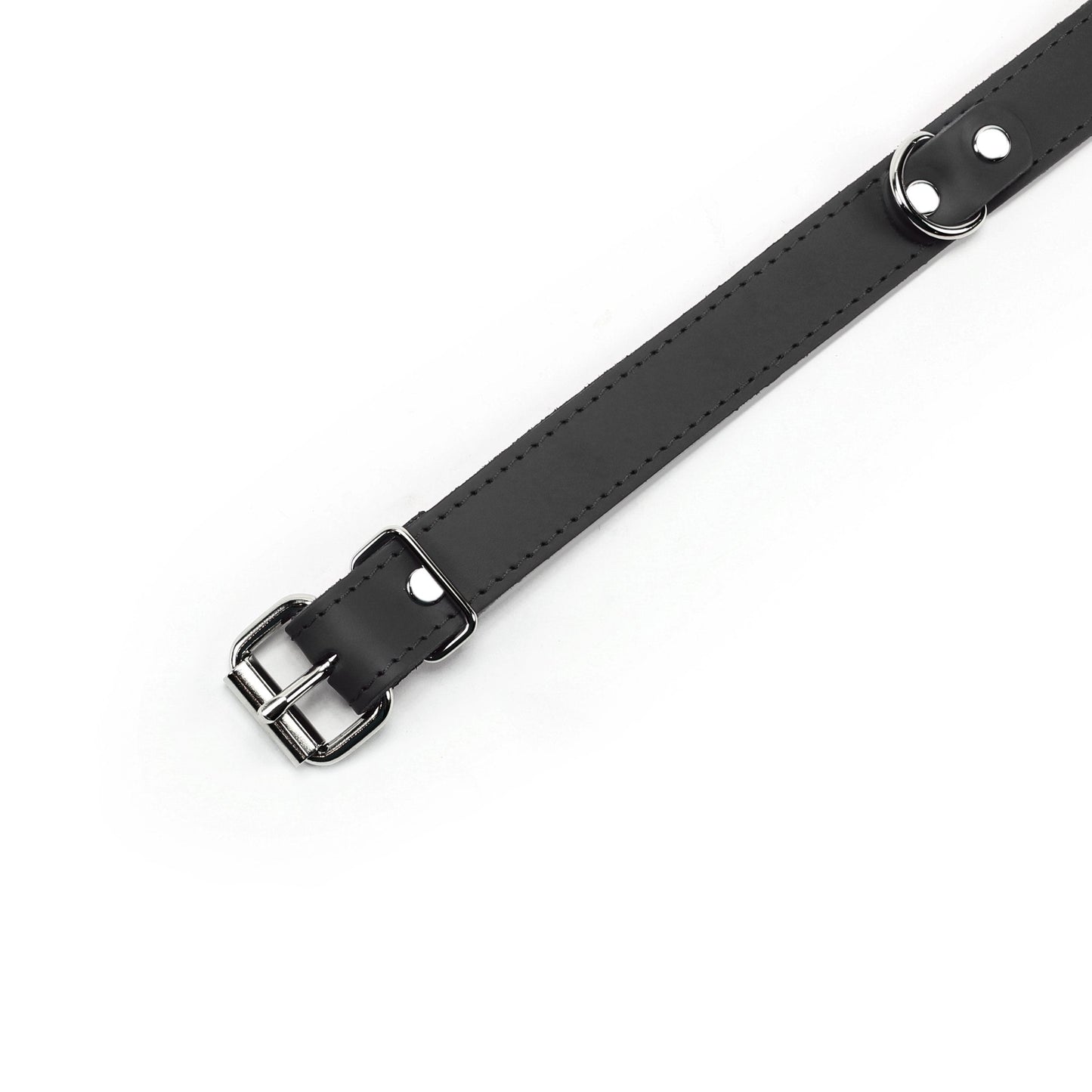 ODDO LEATHER Amelia Collar | Adjustable Premium Leather Neck Wrap for Women, Latigo Leather, Soft Lambskin Lining, Elegant Design, Specialty Choker Necklace - Black, Large, Fits 15.5" - 18.5" Necks