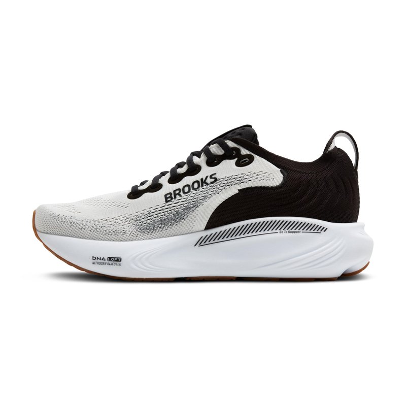 Brooks Women’s Adrenaline GTS 25 Supportive Running & Walking Shoe - White/Black/White - 8.5 Medium