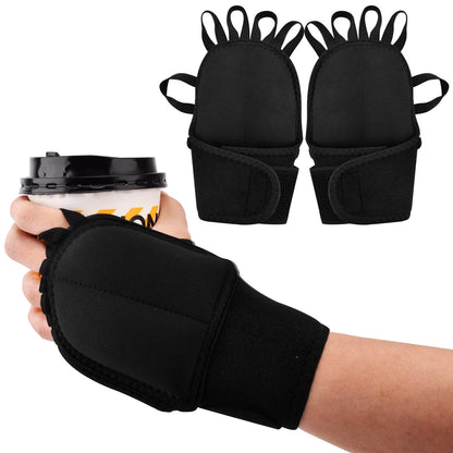 2 Pack Weighted Gloves for Tremors, Adjustable Hand Stability Aid for Parkinson's Patients, Writing Stability & Strengthening, Hand Grip Strength Trainer (Black)