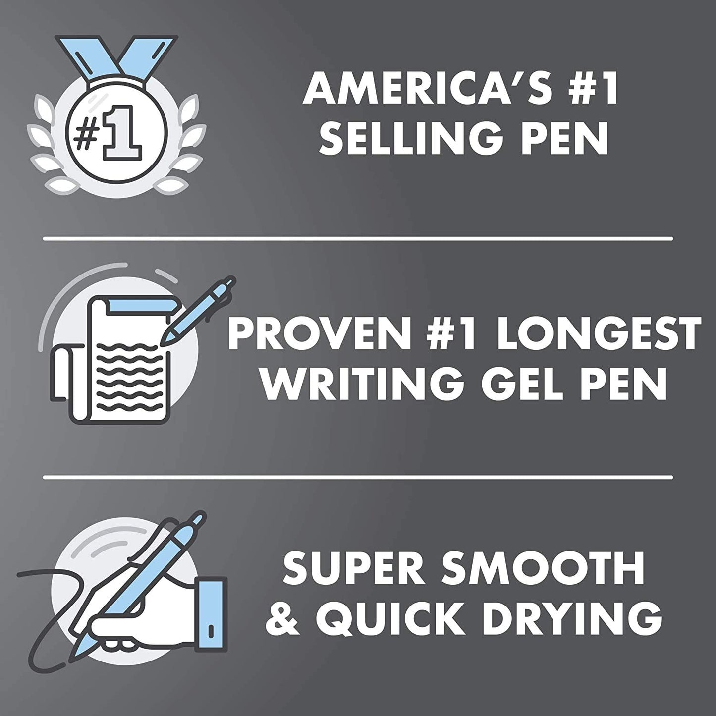 PILOT G2 Premium Gel Roller Pens, 0.7mm Fine Point Smooth Writing Pens, 5 Black & 5 Blue, 10 Pack