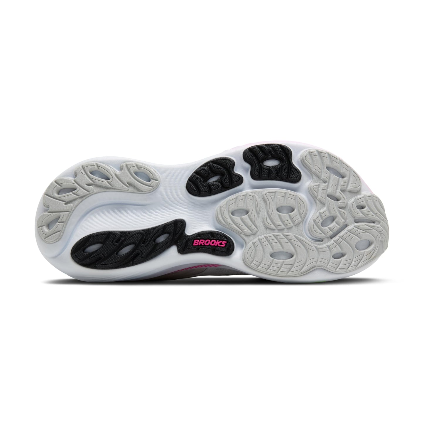 Brooks Women’s Adrenaline GTS 25 Supportive Running & Walking Shoe - Oyster/Pink/Green - 9 Medium