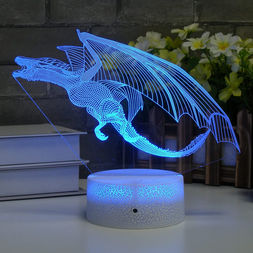 HYODREAM Dragon LED Lighting Kids Night Light,16 Colors with Remote Control Dragon Toy for Kids as a Birthday Gifts Christmas Gift for Boys and Girls
