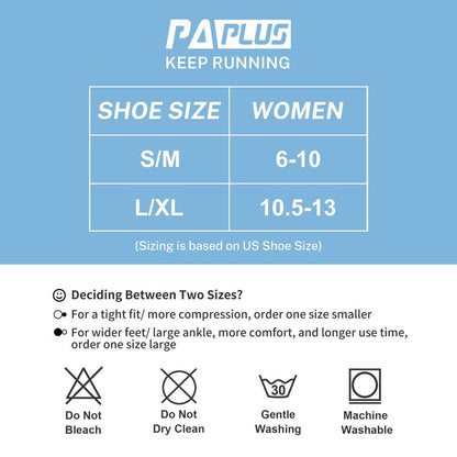 PAPLUS Compression Running Socks Women (6 Pairs), Ankle Athletic Socks Low Cut with Arch Support