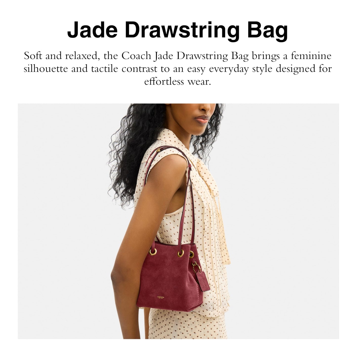 Coach Jade Drawstring Bag