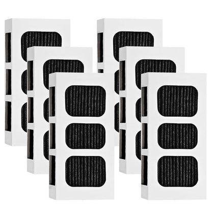 6 PACK Refrigerator Air Filter Replacement for Paultra2, Compatible with Frigidaire Pureair Ultra 2, Pure Air Ultra 2, Pureair Ultra II, Electrolux 242047805, 5303918847, EAP12364179