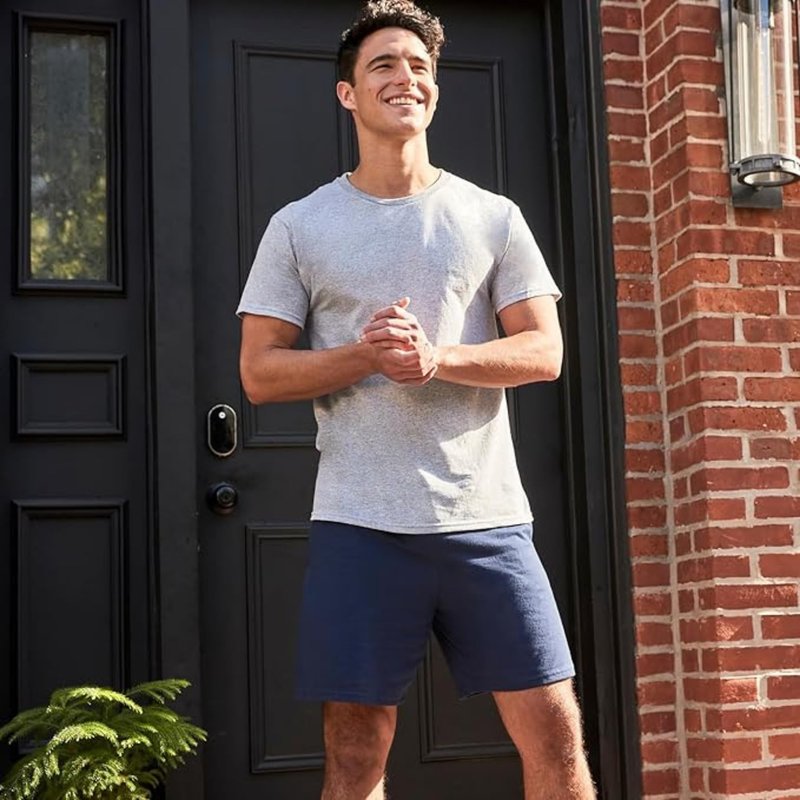 Hanes Men's Jersey With Pockets Short, Black, 3X-Large US