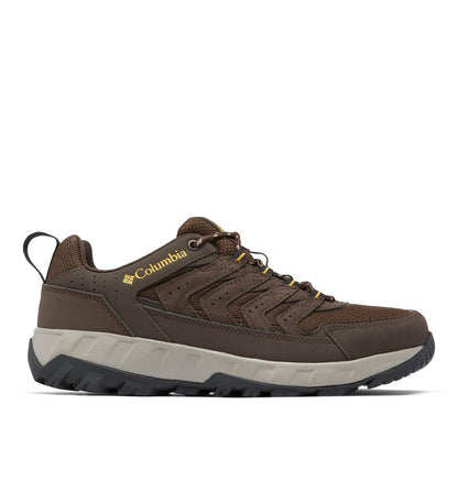 Columbia Men's Strata Trail Low, Cordovan/Golden Yellow, 11.5