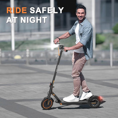 Electric Scooter for Adults - 250W/350W/500W Motor, 8.5"/10" Solid Tires | Up to 22 MPH, Dual Braking System