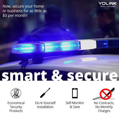 YoLink LoRa 1/4 Mile Wireless Range Smart Motion Detector, Indoor Motion Sensor, Motion Detector, Alexa, IFTTT, YoLink Hub Required