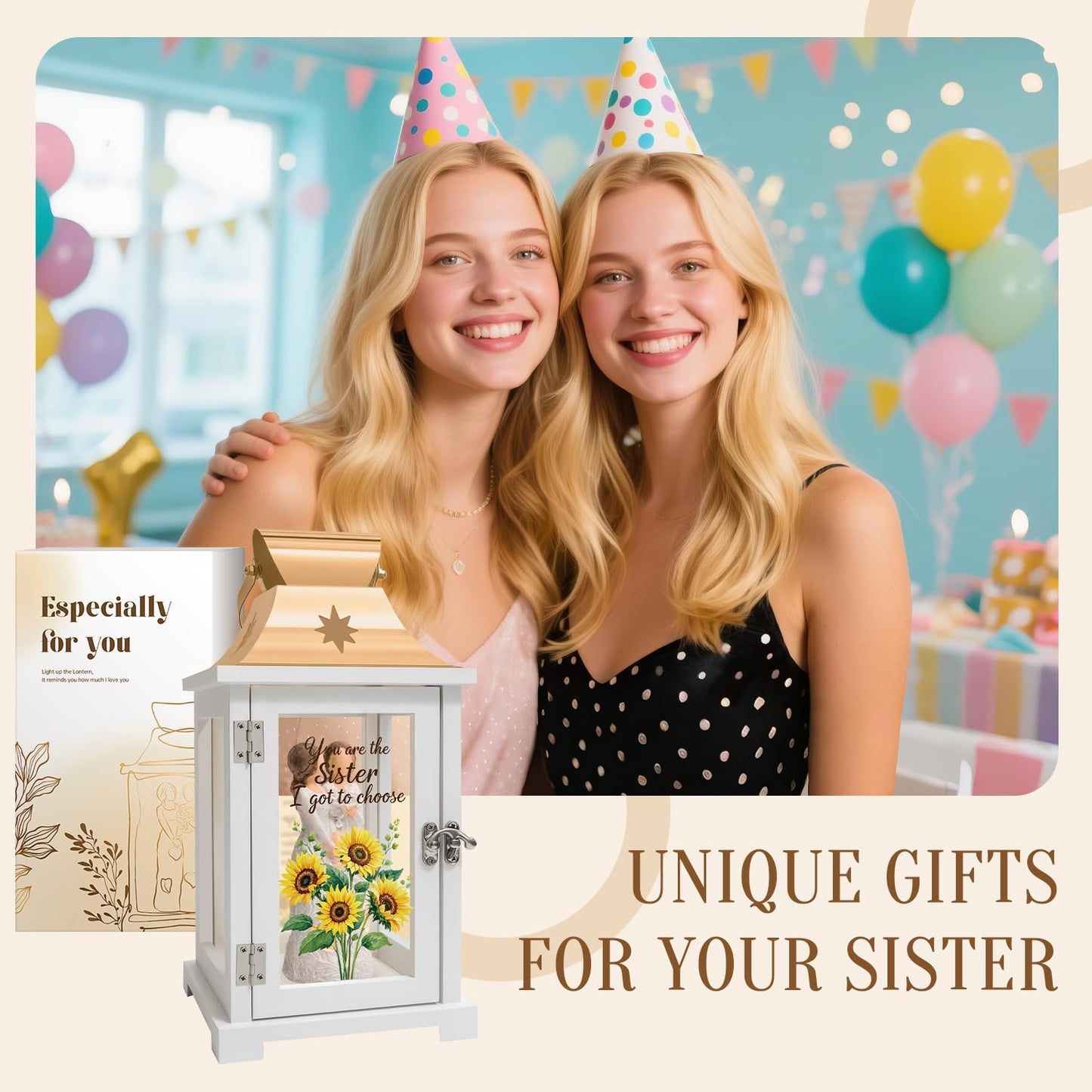 Best Friend Birthday Gifts for Women - Friendship Gifts, Bestie Gifts for Women Sister Birthday Gifts, Sister Gifts from Sister