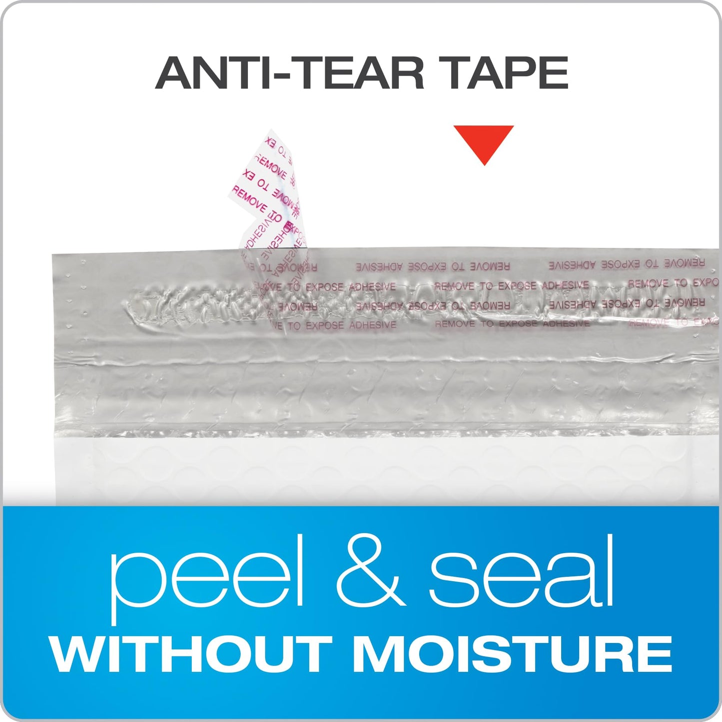 Quality Park Bubble Mailers, 6 x 9 Inch, White Poly Mailers, Padded Envelopes, Shipping Envelopes, Water Resistant, Self Seal, 50 Per Box (QUA85856), Plastic