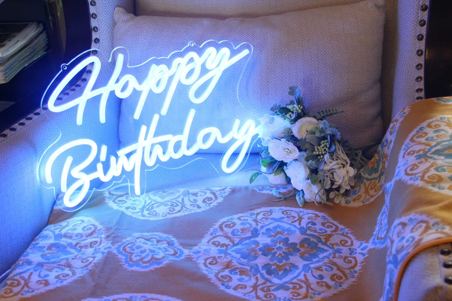 Ulalaza LED Neon Sign Night Light for Wall Party Décor Bedroom Room Bar Wedding Home Birthday Art Decoration Christmas with USB Chain Light modulator 5v 16.5''*9.1''