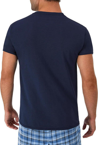 Hanes Men's Pocket T-Shirt | 6-Pack Cool & Breathable Cotton Tees - Stay-Tucked Undershirts